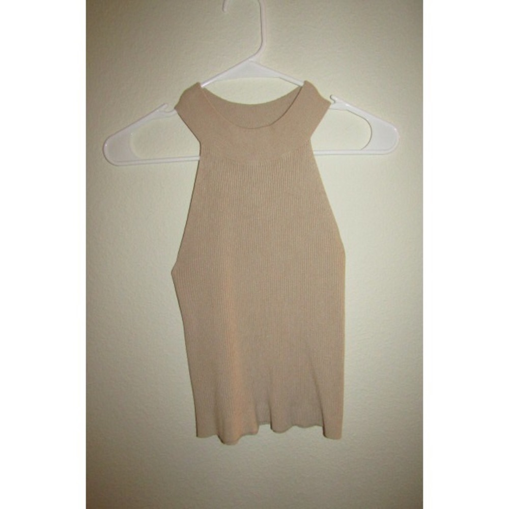 Beige/Tan Crop Top